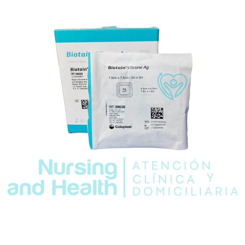 Apósito Biatain Silicone Ag 7.5